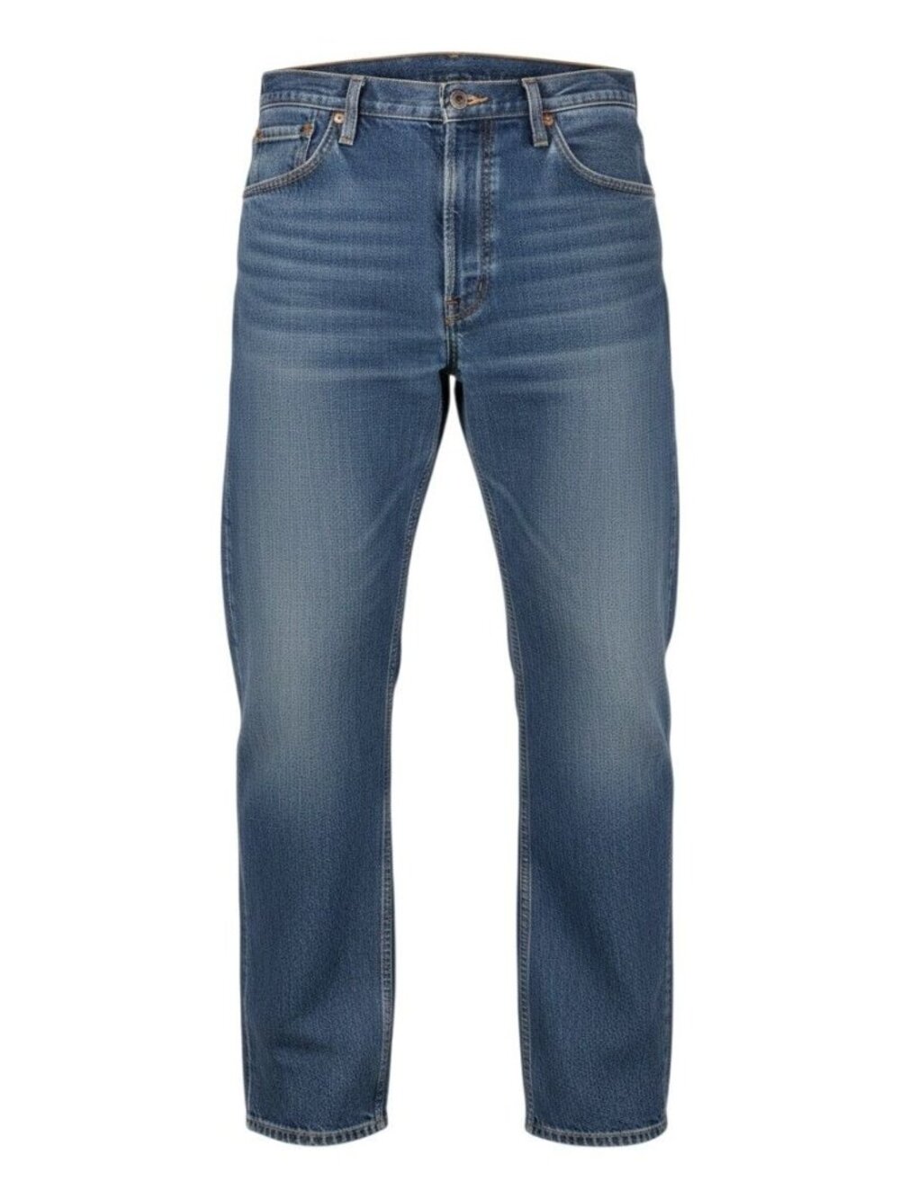 Wrangler Mens 38x30 Relaxed Fit Denim Blue Carpenter Jeans